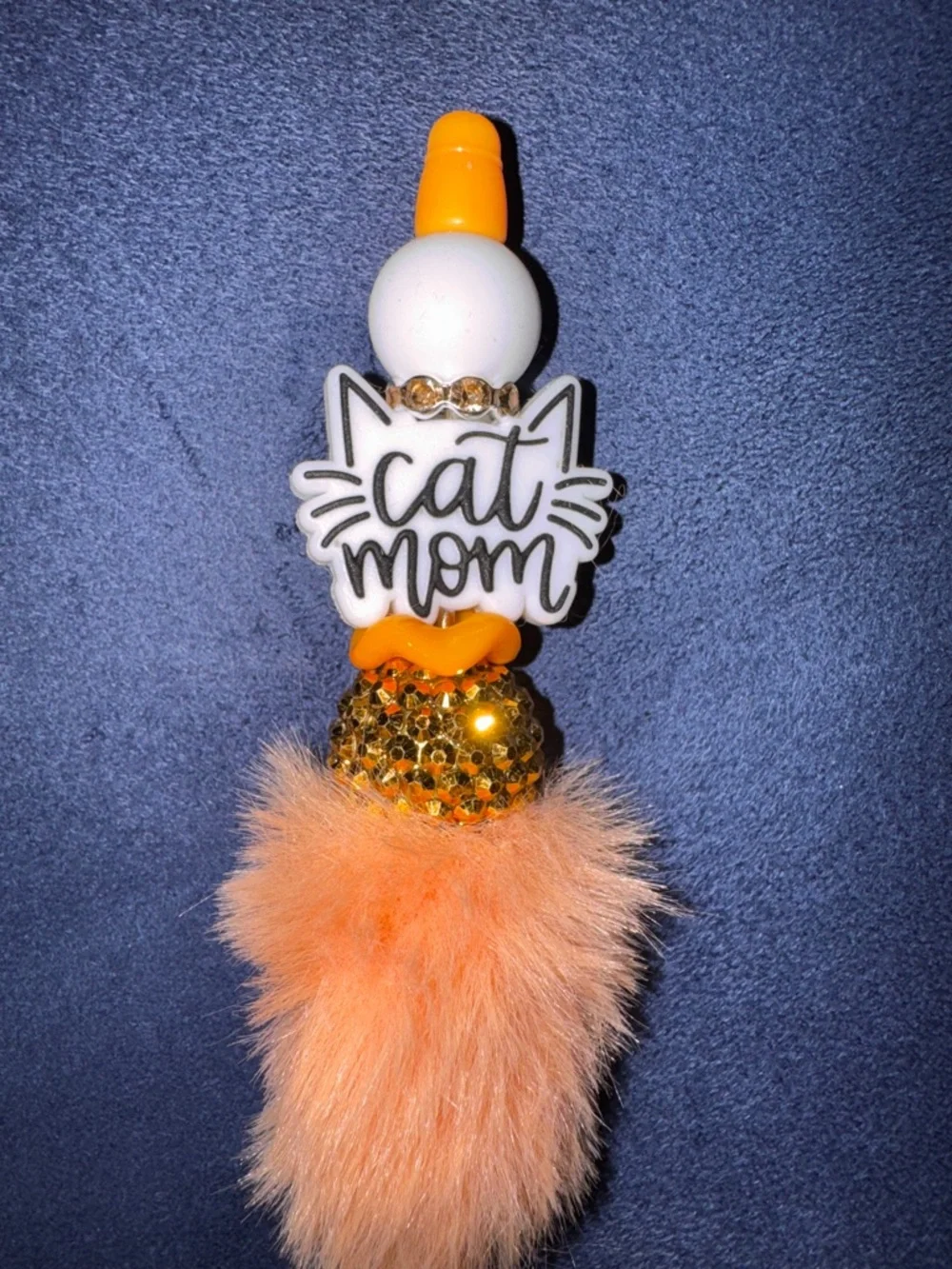 Hand Crafted fuzzy orange